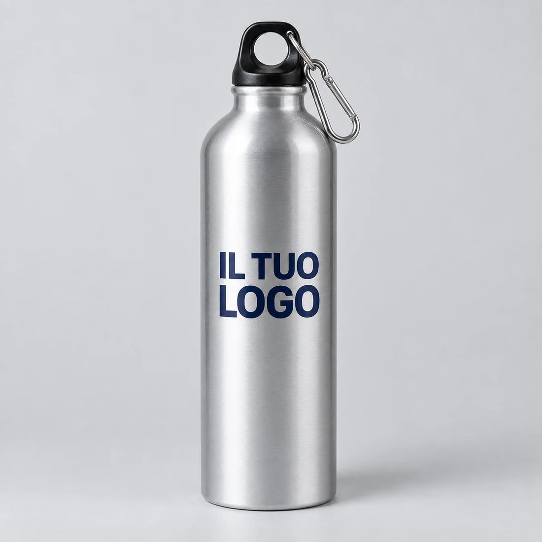 Borraccia in alluminio 750 ml completa di moschettone