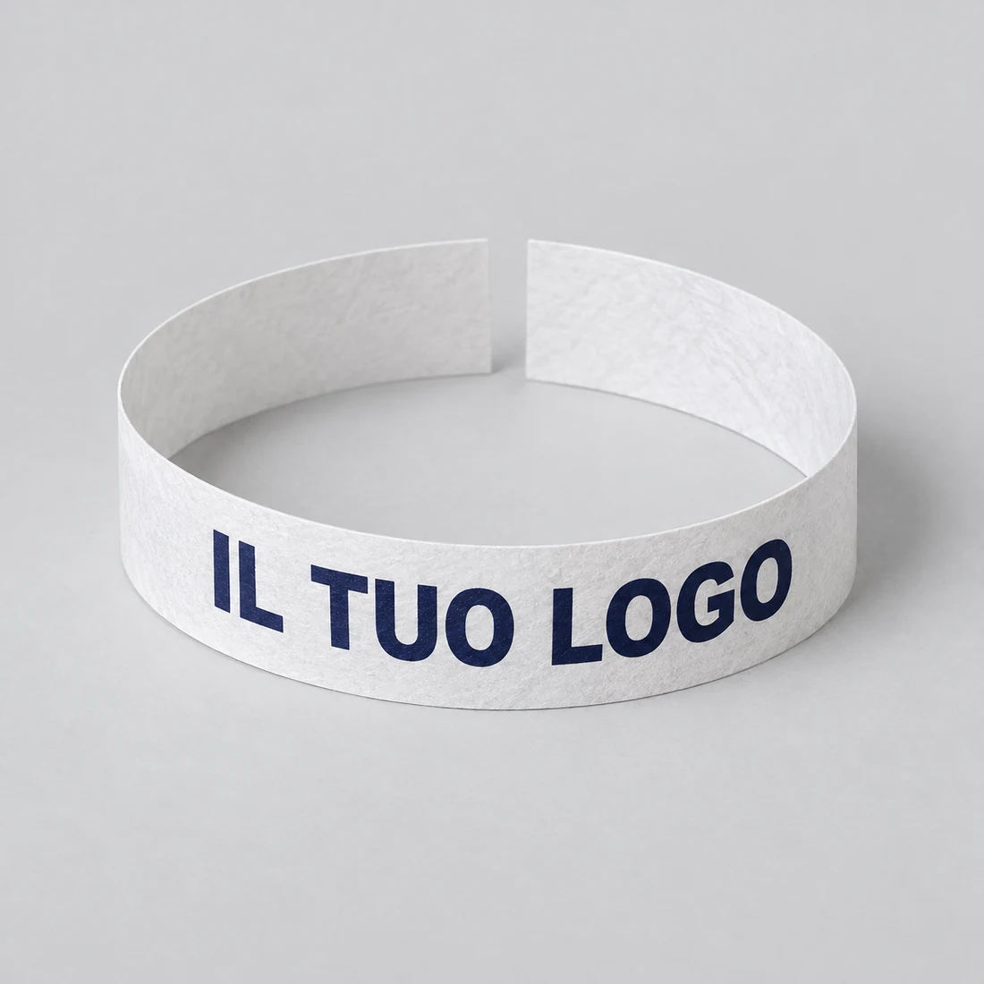 Braccialetto in carta con stampa a un colore